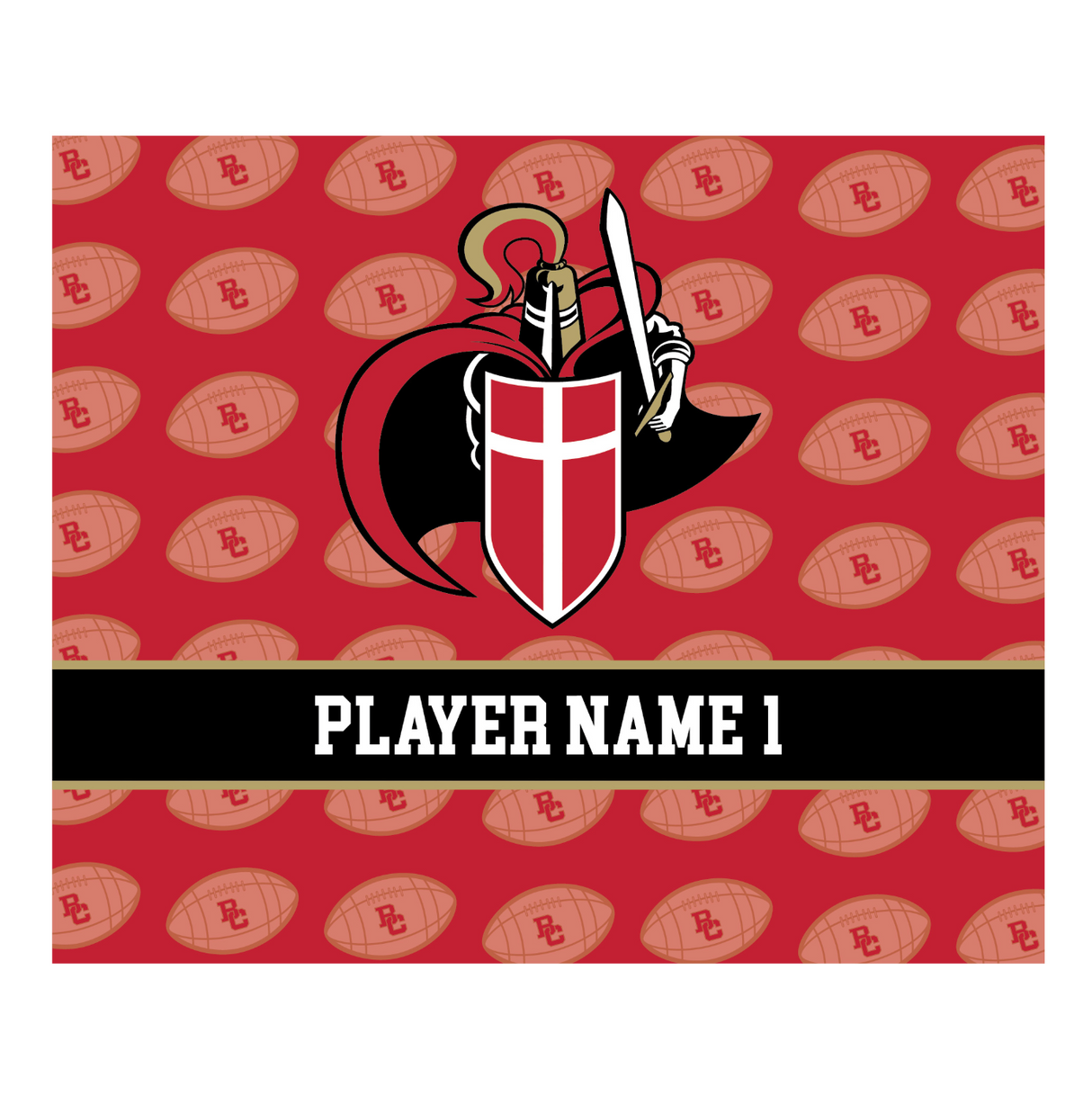Bergen Catholic Football Custom Blanket