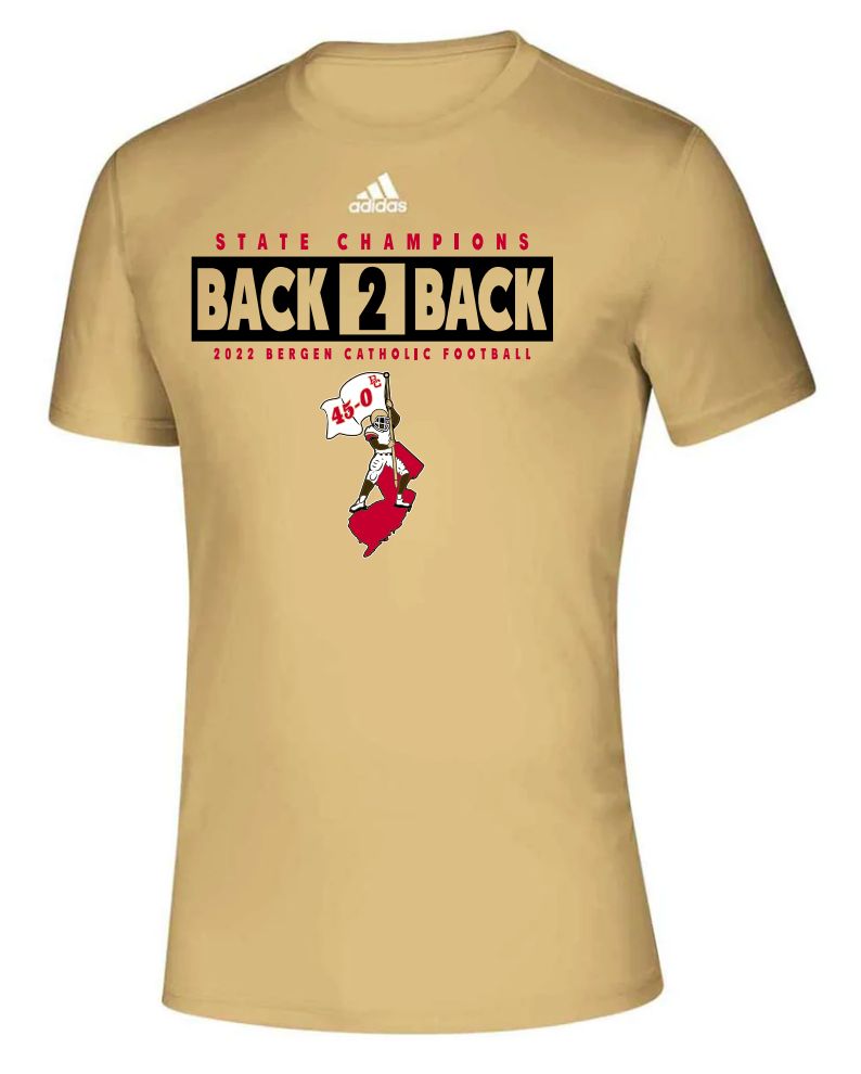 Bergen Catholic Adidas Back 2 Back Creator SS Tee