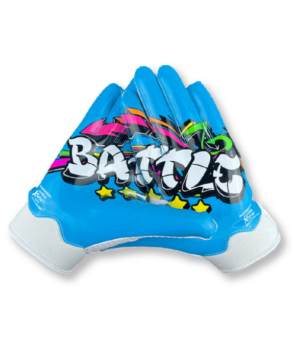 "Graffiti23" Doom Receiver Football Gloves - Youth