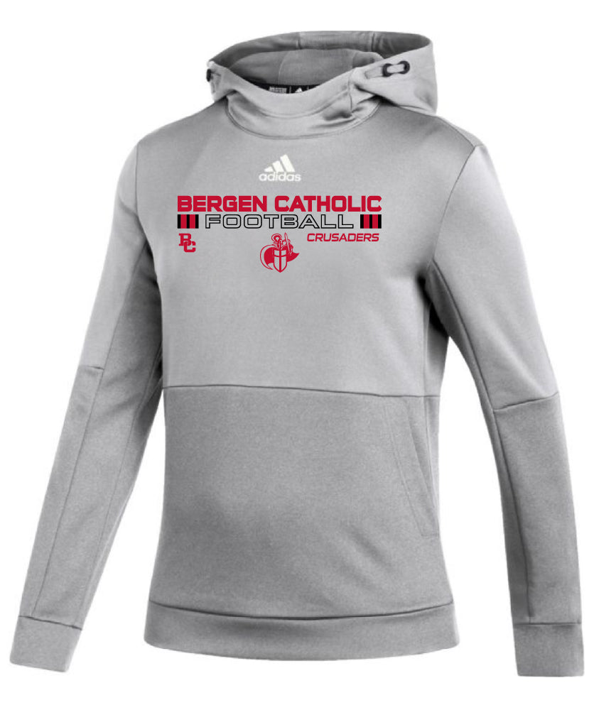 Adidas Grey Team Issue Hoodie - Women's