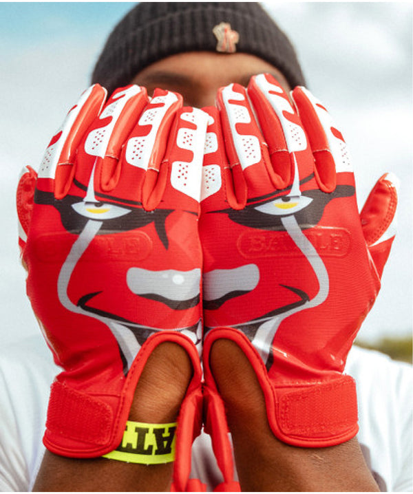 "Clown23" Cloaked Receiver Gloves - Adult