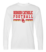Bergen Catholic Football - Earn Everything Performance Long Sleeve Tee