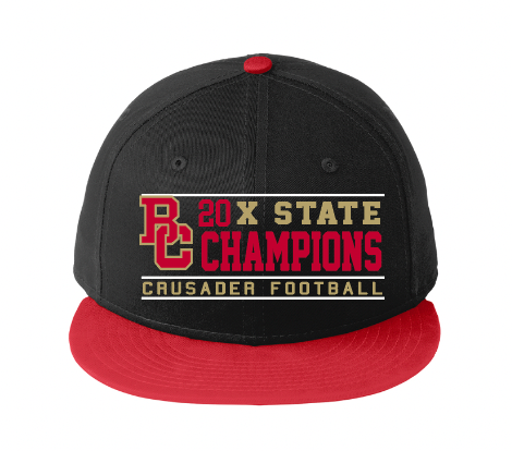 NEW ERA SNAP BACK 20X STATE CHAMPION HAT-