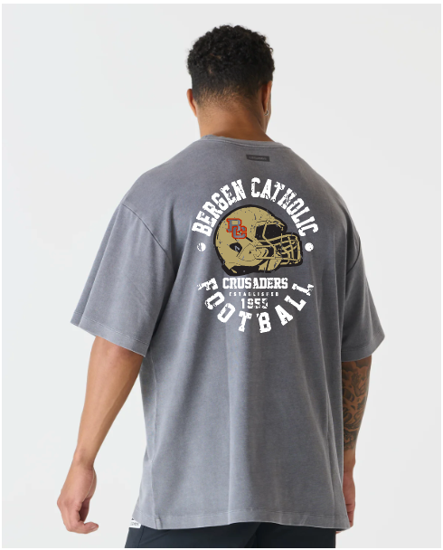 Dues Vult Oversized Tee Bergen Catholic Football 8497