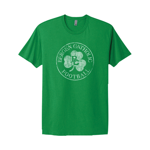 Youth St Patricks Day Bergen Catholic Football Tee Shirt