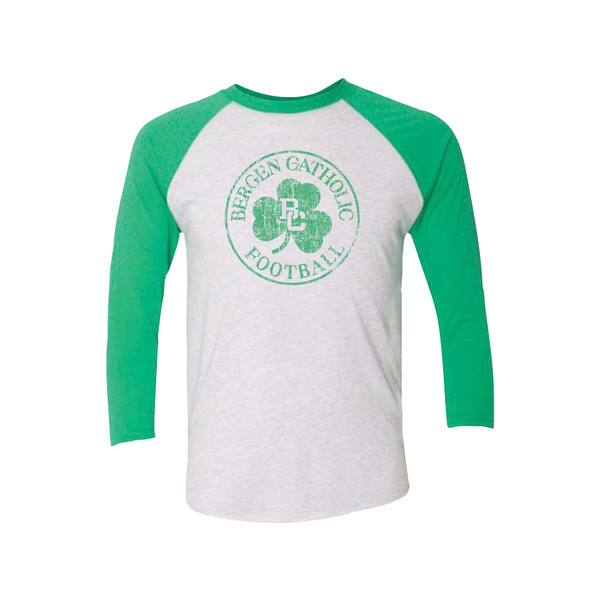 Triblend 3/4 Raglan T-Shirt- St. Patrick's Day