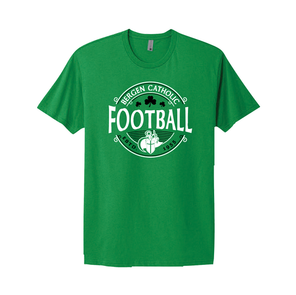 Unisex St Patricks Day Bergen Catholic Football Tee Shirt