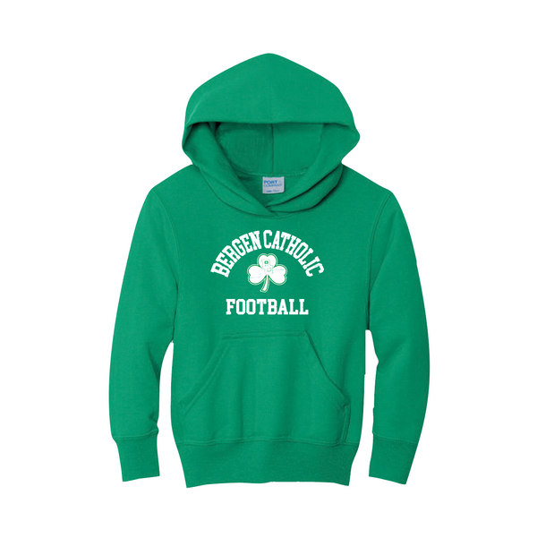 Youth Core Fleece Pullover Hooded Sweatshirt- St. Patrick's Day