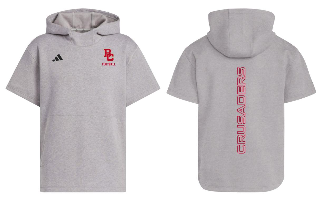 Adidas Icon Short Sleeve Fleece Hoodie