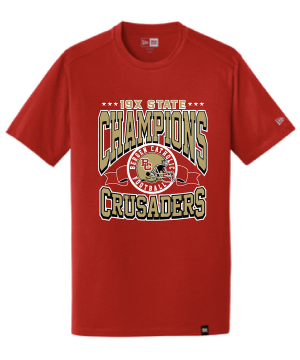 Championship 19X New Era Tri Blend Tee Shirt - Red